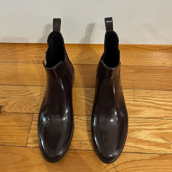 LONDON FOG - Chelsea Rain boot - Size 9 - Wine Colour - Picture 3 of 4